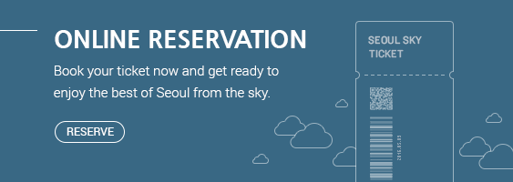 ONLINE RESERVATION Book your ticket now and get ready to enjoy the best of Seoul from the sky. Go Now